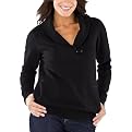 Merona&reg; Women's Shawl Fleece Collar Top - Black