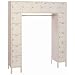Lyon DD5990 16 Person Locke Rack, 69" Width x 18" Depth x 78" Height, Dove Gray