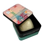 Berkeley Square Cosmetics Company Lime and Clarysage Scented Shea Butter Soap In Tin Gift Box, 3.5-Ounce