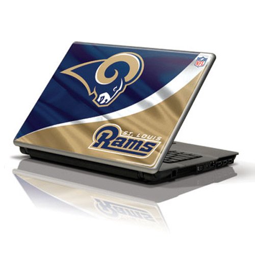 Skinit Protective Skin (fits latest Generic 15-Inch Laptop/Netbook/Notebook); NFL St. Louis Rams Logo