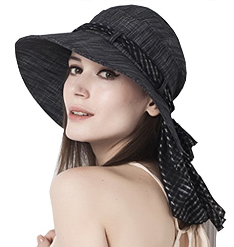Supergirl Women's Cotton Sun Hats Spring Summer Topee UPF 50+ Floppy Beach Hats