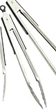 Master Class Deluxe Stainless Steel Food Tongs 30cm
