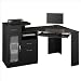 Bush Signature Vantage Collection Corner Desk, Black
