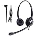Wantek Phone Headset with Microphone Noise Cancelling,Telephone Headset 2.5mm Jack Compatible with Panasonic AT&T Uniden Cisco Linksys Grandstream Vtech Polycom Cordless Office Phones