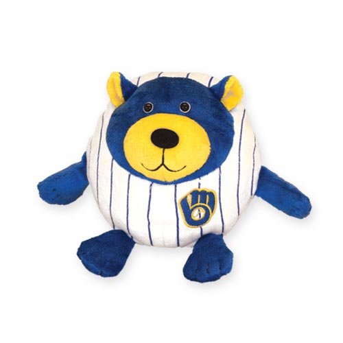 Milwaukee Brewers Striped with Glove Lubies MLB Plush