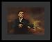 Al Pacino (Scarface - Firing Machine Gun) Movie Framed & Matted Poster Print - 16 X 20