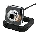 Black 5.0 MegaPixel USB 2.0 Digital Webcam with Mic