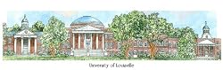 University of Louisville - Collegiate Series - 11.5 x 24 Inch Print