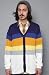 WeSC The Fredde Knitted Cardigan in Terracotta,Sweaters for Men