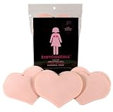 Bamboobies 6 Pair Regular Super-soft Washable Nursing Pads 
in All Pale Pink