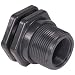 Hayward PVC Bulkhead Fitting, Class 150, EPDM Gasket, 3" Socket x Threaded