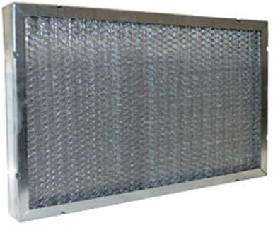 Aluminum Framed Heavy Duty Mesh Air Filter - 10"H x 20"W (250mm x 500mm)