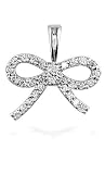 Mini Diamond Bow Pendant