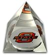 High quality crystal pyramid with Oklahoma State U mascot design at the bottom, giving a caleidoscope effect. 4 color window gift box included High quality crystal pyramid with Oklahoma State U mascot design at the bottom, giving a caleidoscope effect. 4 color window gift box included