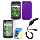 Cbus Wireless Purple Silicone Case / Skin / Cover, LCD Screen Guard / Prote ....
