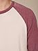 A Game LS Baseball Tee(NATURAL/ BURGUNDY,LARGE)