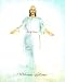 Jesus Christ Welcomes You To Heaven Art Poster Print - 16" X 20"