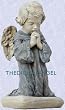 Baby prayer angel statue home garden cherub sculpture