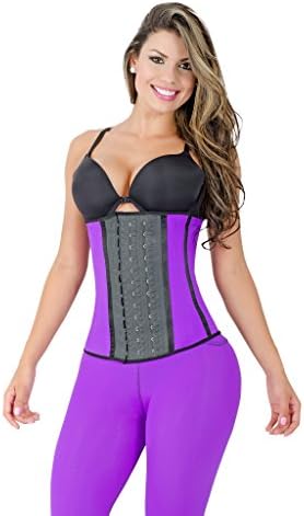 CT2029 Purple Sport Cincher Corset Shapewear with 2 Hooks
