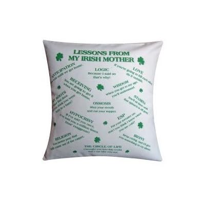 Lessons From My Irish Mother Pillow