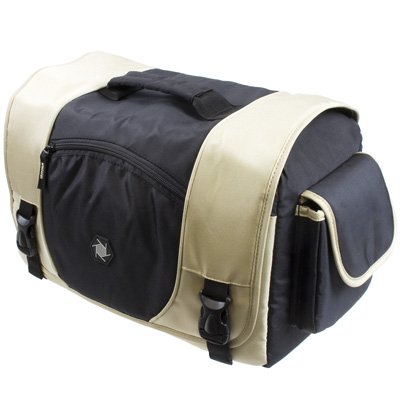 Delamax Fototasche DelaBag XL in schwarz/beige passend f&uuml;r z.B. 1-2 DSLR-Kameras, 4-7 Obje Preisvergleich
