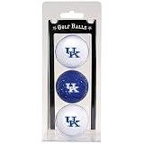 Kentucky Wildcats Pack of 3 Golf Balls from Team Golf