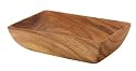 Pacific Merchants Acaciaware 12-Inch Rectangle Bowl