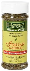 Homemade Dressings Italian Garden Salad Dressing Mix & Rub, 3.3-Ounce Containers (Pack of 3)