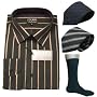4 PC BONUS PACK: Mens Eterno Italy Dress Shirt & Neck Tie Set + bonus gifts! You will receive the following Eterno products: one dress shirt, 2 neck ties and one pair of dress socks.