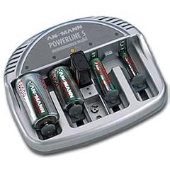 Ansmann Powerline 5 Mobil Ladeger�t  f�r Micro AAA, Mignon AA, Baby C, Mono D und 9V-Block
