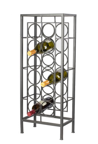 Napa Home & Garden Loft Metal 12-Bottle Wine Storage Table Napa Home & Garden Loft Metal 12-Bottle Wine Storage Table