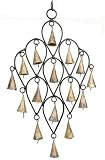 Temple Bell Wind Chimes 16 Bell Indian Iron Drop Chimes