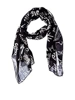 Desigual Fular Letras Bis (Negro)