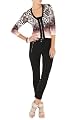 Modern Animal Print Knit Cardigan