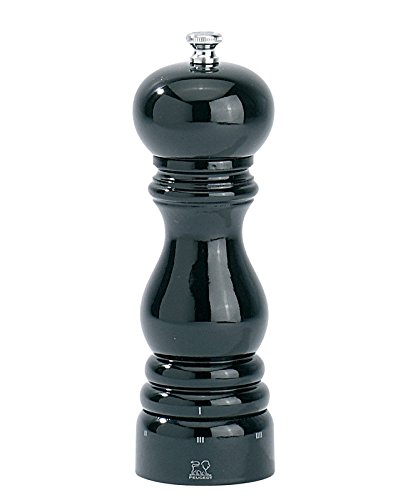 Peugeot 23713 Paris U'Select 7-Inch Salt Mill, Black Lacquer
