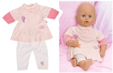 Baby Annabell Everyday Outfit Pink Dress