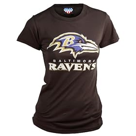 Buy Baltimore Ravens Ladies Retro Vintage T-Shirt