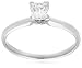 14k Choice of White or Yellow Gold Princess Cut Solitaire Diamond Engagement Ring (1/2 ct, H-I Color,  SI2-I1 Clarity)