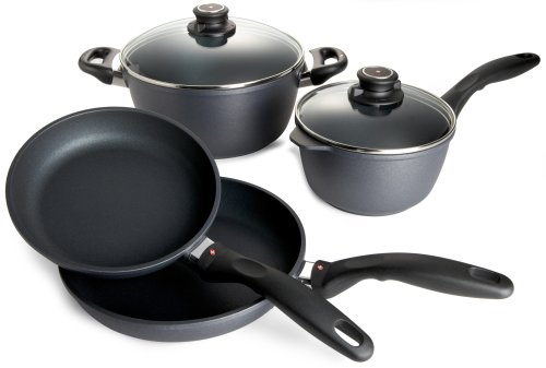 Swiss Diamond 6-Piece Cast-Aluminum Cookware Set