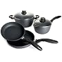 Swiss Diamond 6-Piece Cast-Aluminum Cookware Set