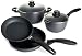 Kitchen & Housewares : Swiss Diamond 6-Piece Cast-Aluminum Cookware Set