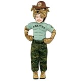 Chesty The Marines Bulldog Toddler Costume (Toddler (2