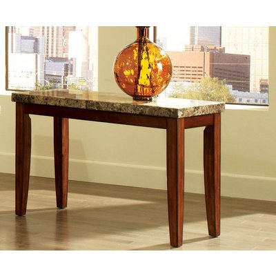 Steve Silver Montibello Marble Sofa Table