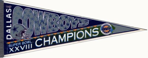 Buy Dallas Cowboys Super Bowl XXVIII Champions Pennant by Wincraft