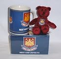 West Ham United F.C. Official Crested Mug & Bear Set