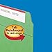 Smead File Folder, Reinforced 1/3-Cut Tab, Letter Size, Green, 100 per Box (12134)