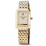 College of William & Mary Women's Swiss Watch - Gold Quad with Bracelet by M.LaHart