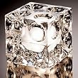 Lumisource Crystal Glass Block Desktop Table Lamp
