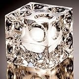 LumiSource 5-by-5-Inch Glass Block Lamp