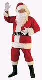 Rubies Costume Co Flannel Santa Suit with Beard and Wig